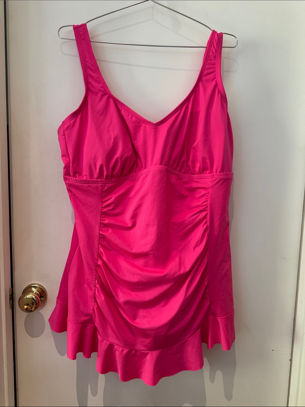 Kenneth Cole Reaction Women’s Hot Pink Swim Dress